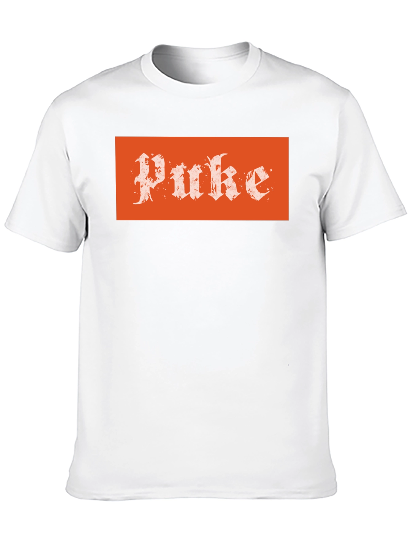 Black Puke Graphic T-Shirt - Grunge Style view 10