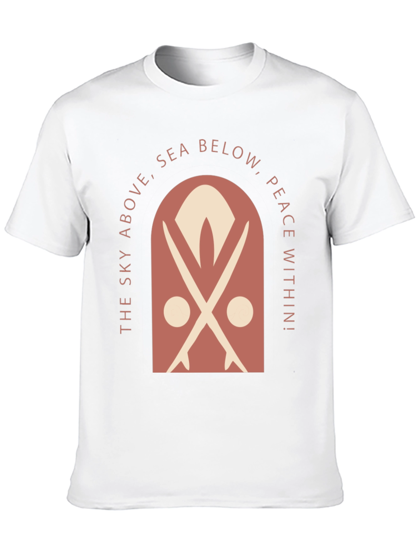 Black Sky Above Sea Below Graphic Tee view 10