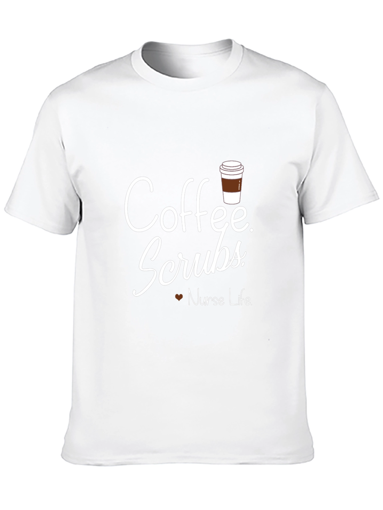 Black Coffee Scrubs Nurse Life T-Shirt view 10