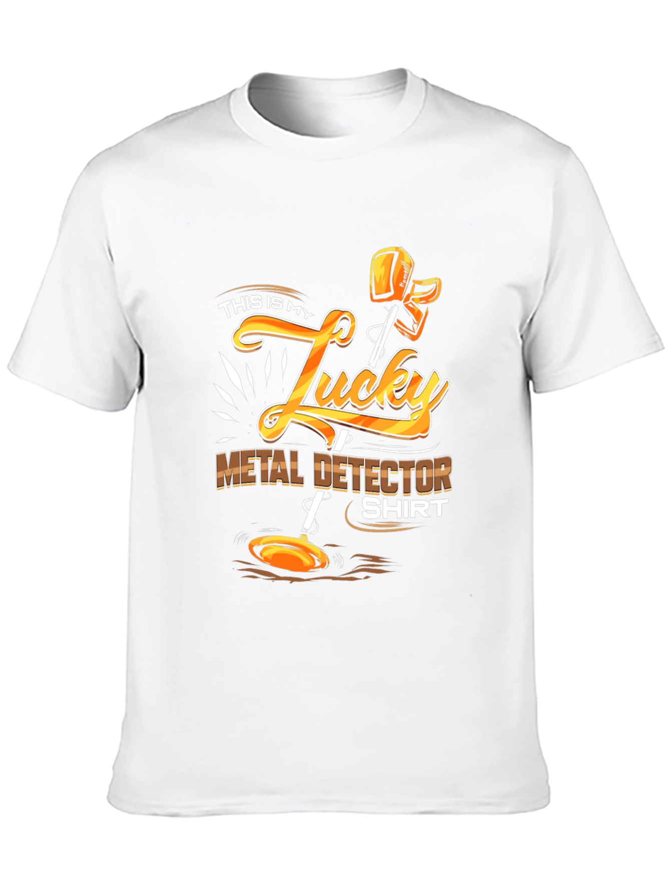 Black Lucky Metal Detector Shirt - Hobby Apparel view 10