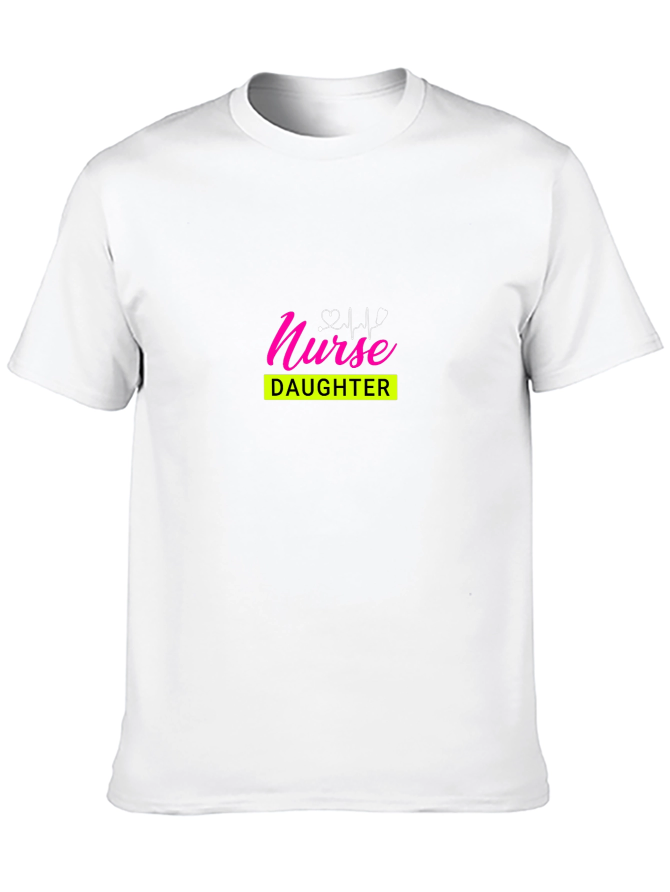 Black Nurse Daughter T-Shirt - Black Graphic Tee view 10