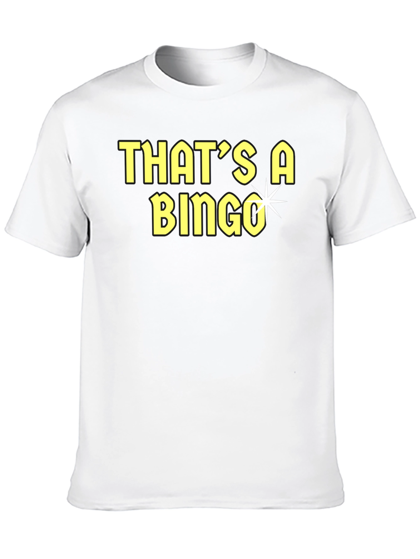 Black That's A Bingo T-Shirt - Funny Tee view 10