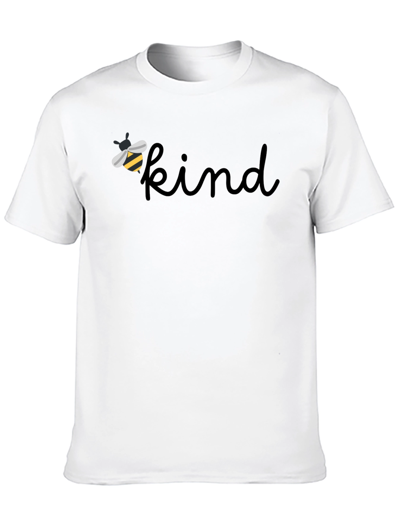 Black Bee Kind Black T-Shirt - Unisex Soft Cotton Tee view 10