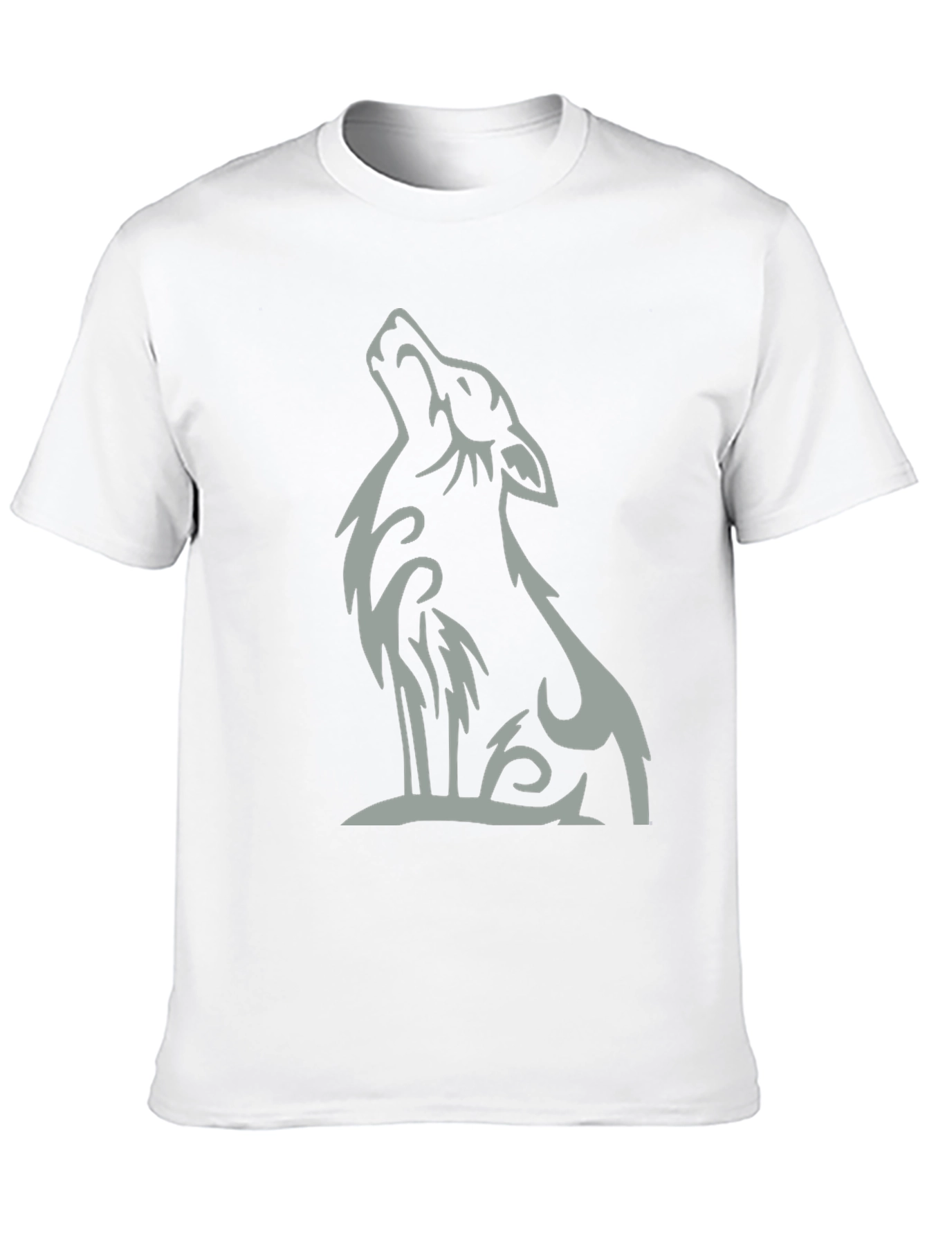 Black Black Wolf Graphic Tee - Stylish Casual Wear view 10