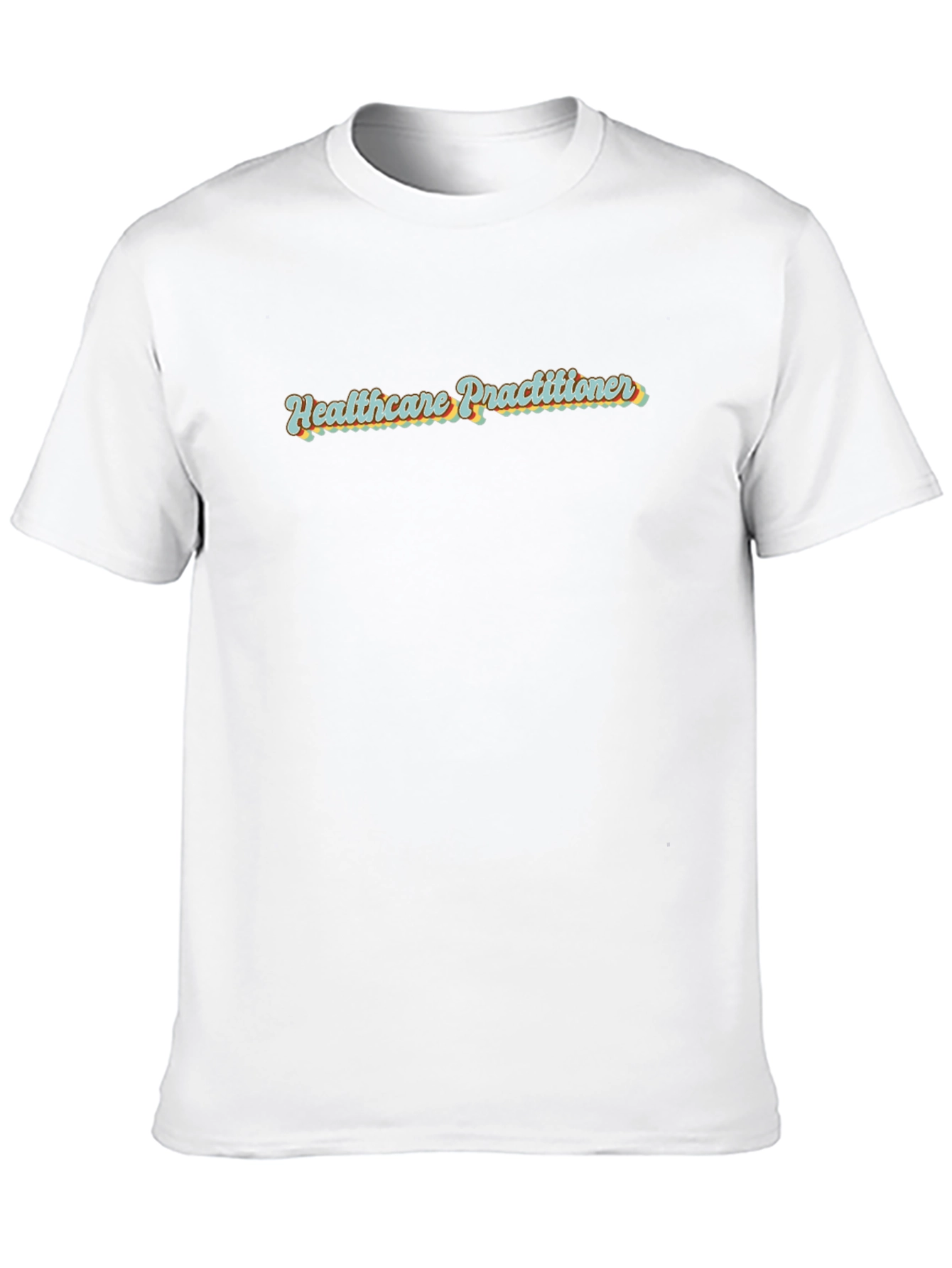 Black Healthcare Practitioner Retro T-Shirt view 10