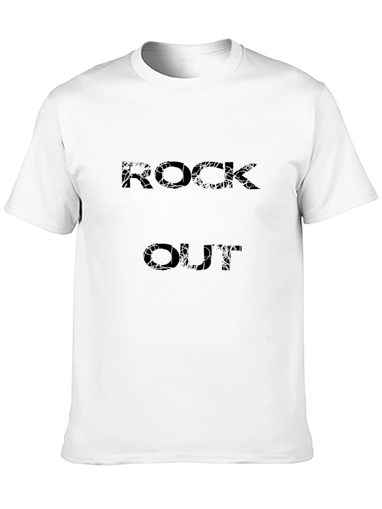 Black Rock Out T-Shirt - Black Graphic Tee view 10