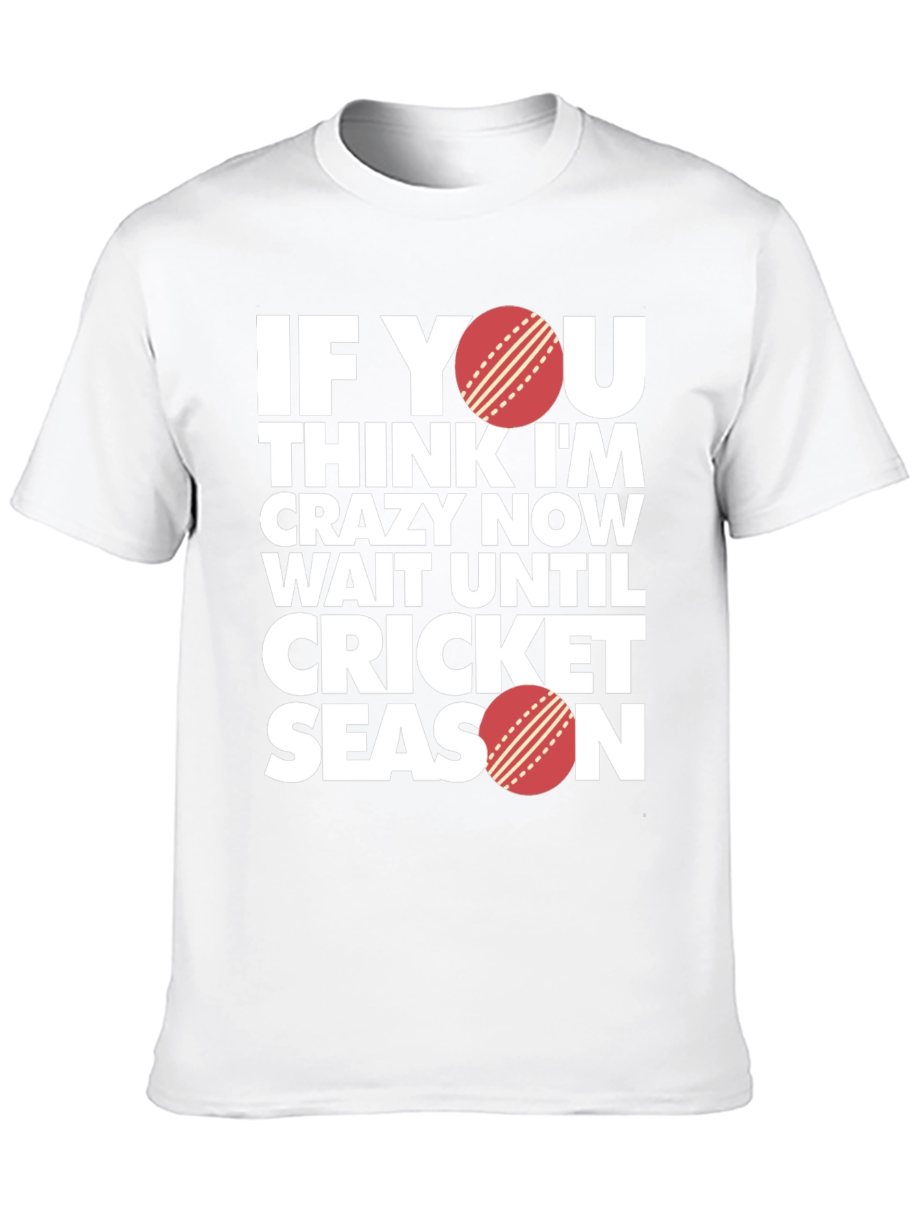 Black Cricket Season T-Shirt - Funny Sports Tee view 10