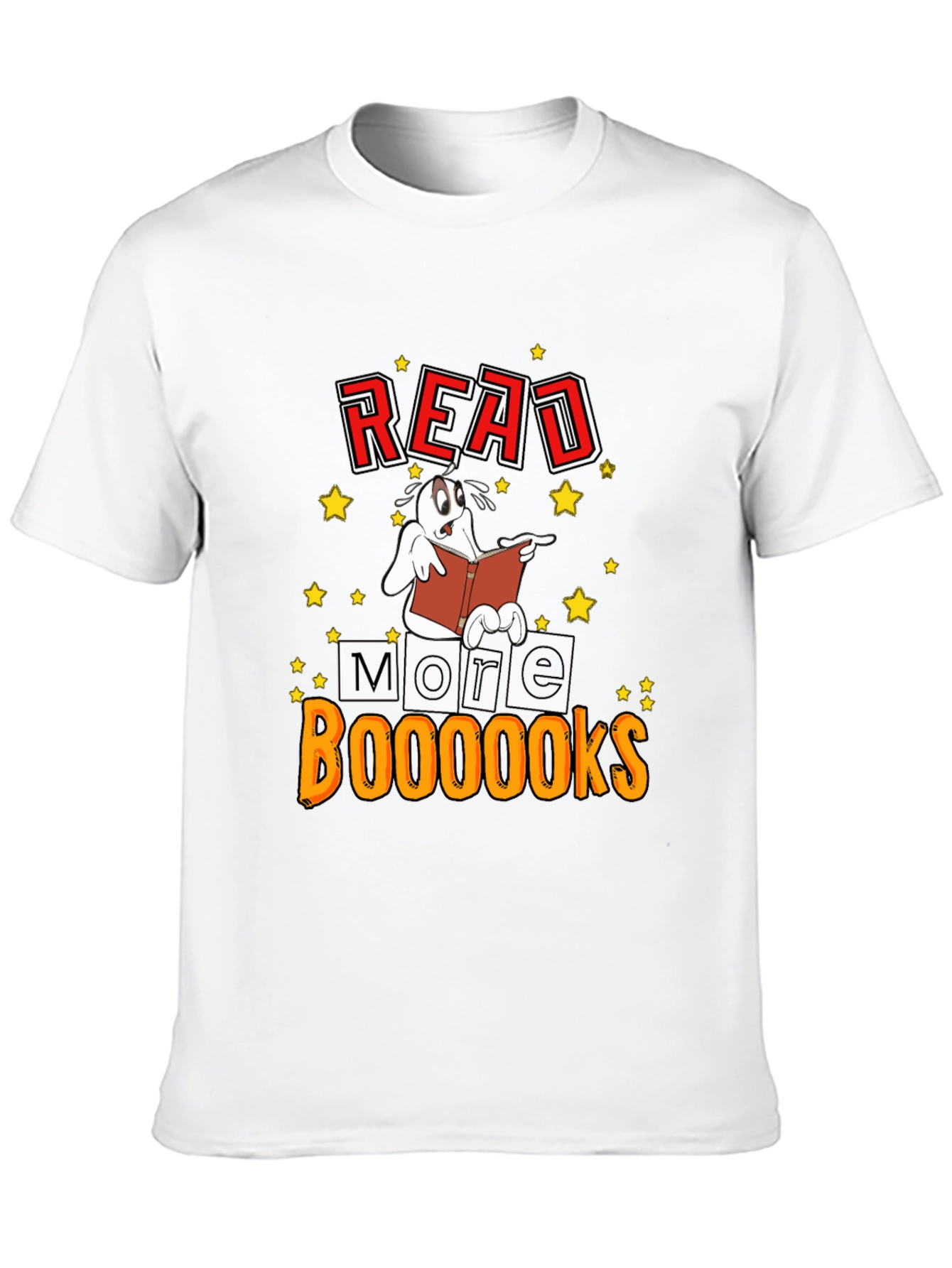 Black Read More Booooks T-Shirt - Novelty Dog Design view 10