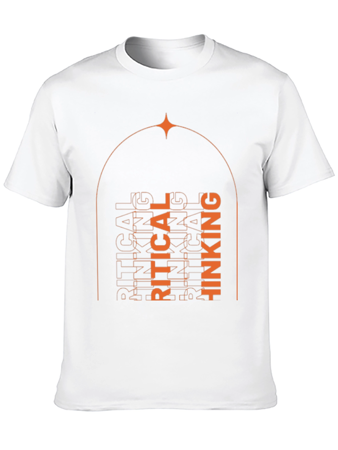 Black Critical Thinking Graphic Tee - Unisex Black T-Shirt view 10