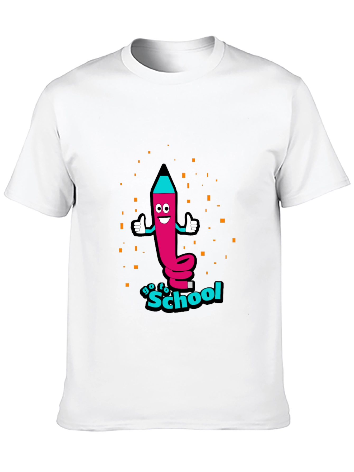 Go To School Pencil Graphic Tee - 10