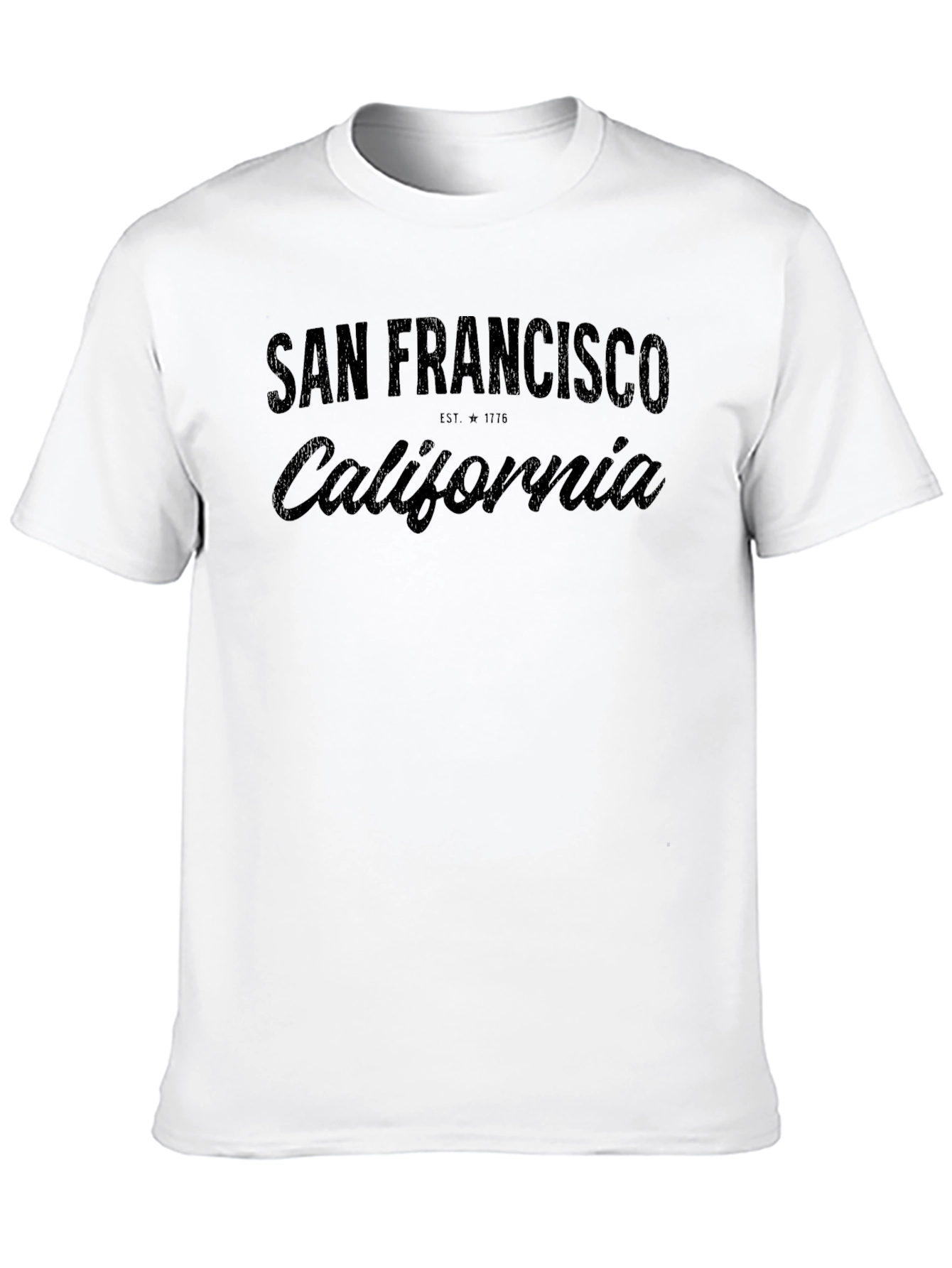 Black San Francisco California T-Shirt view 10