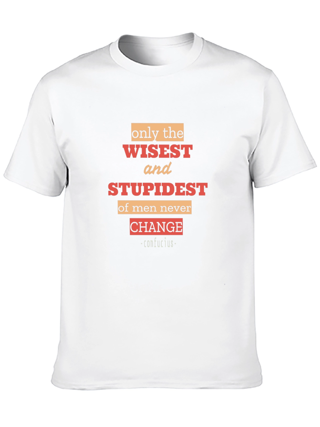 Black Wisest and Stupidest Men's Black T-Shirt view 10