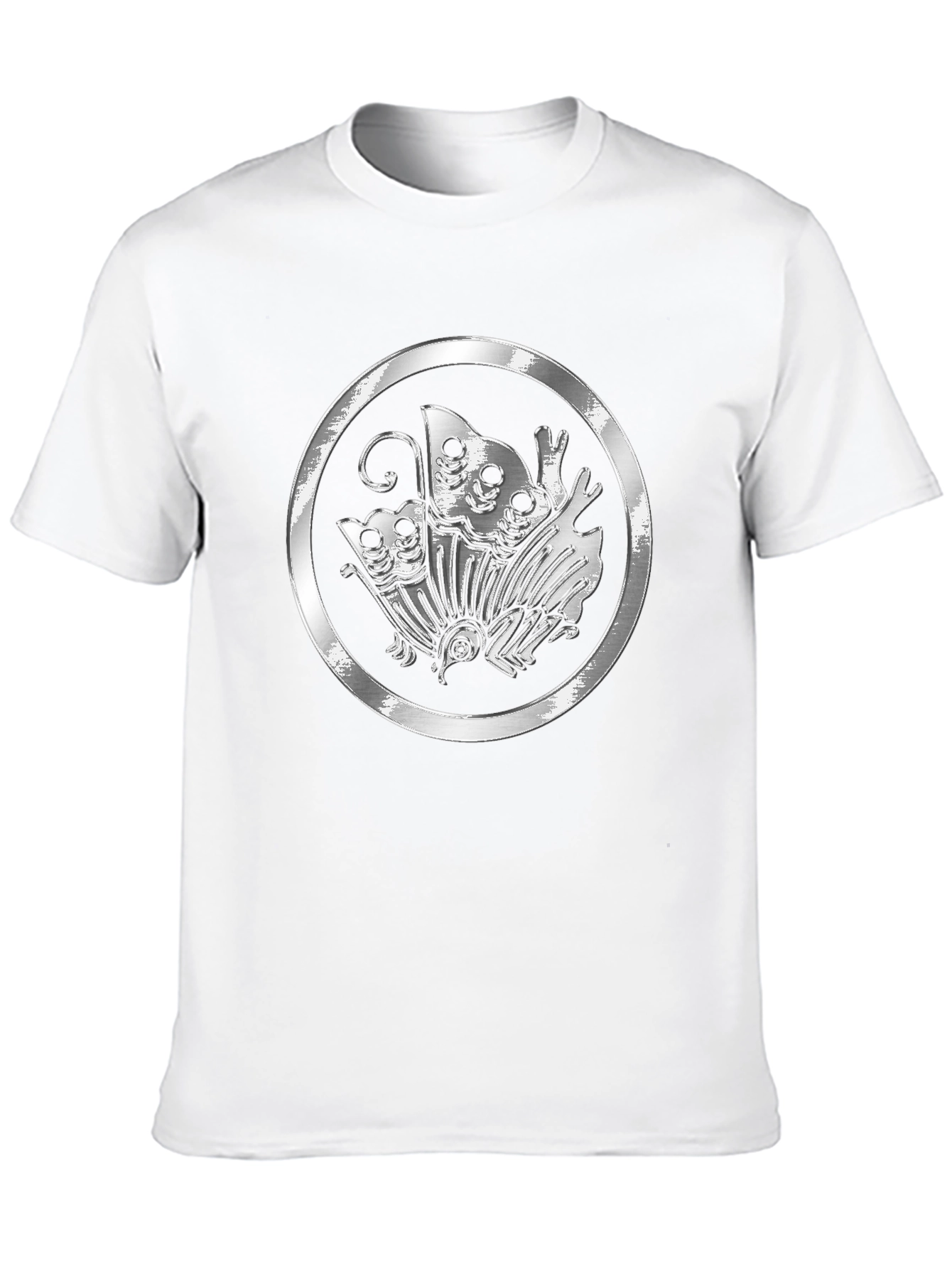 Black Emblem Butterfly Graphic Tee - Black Casual Shirt view 10