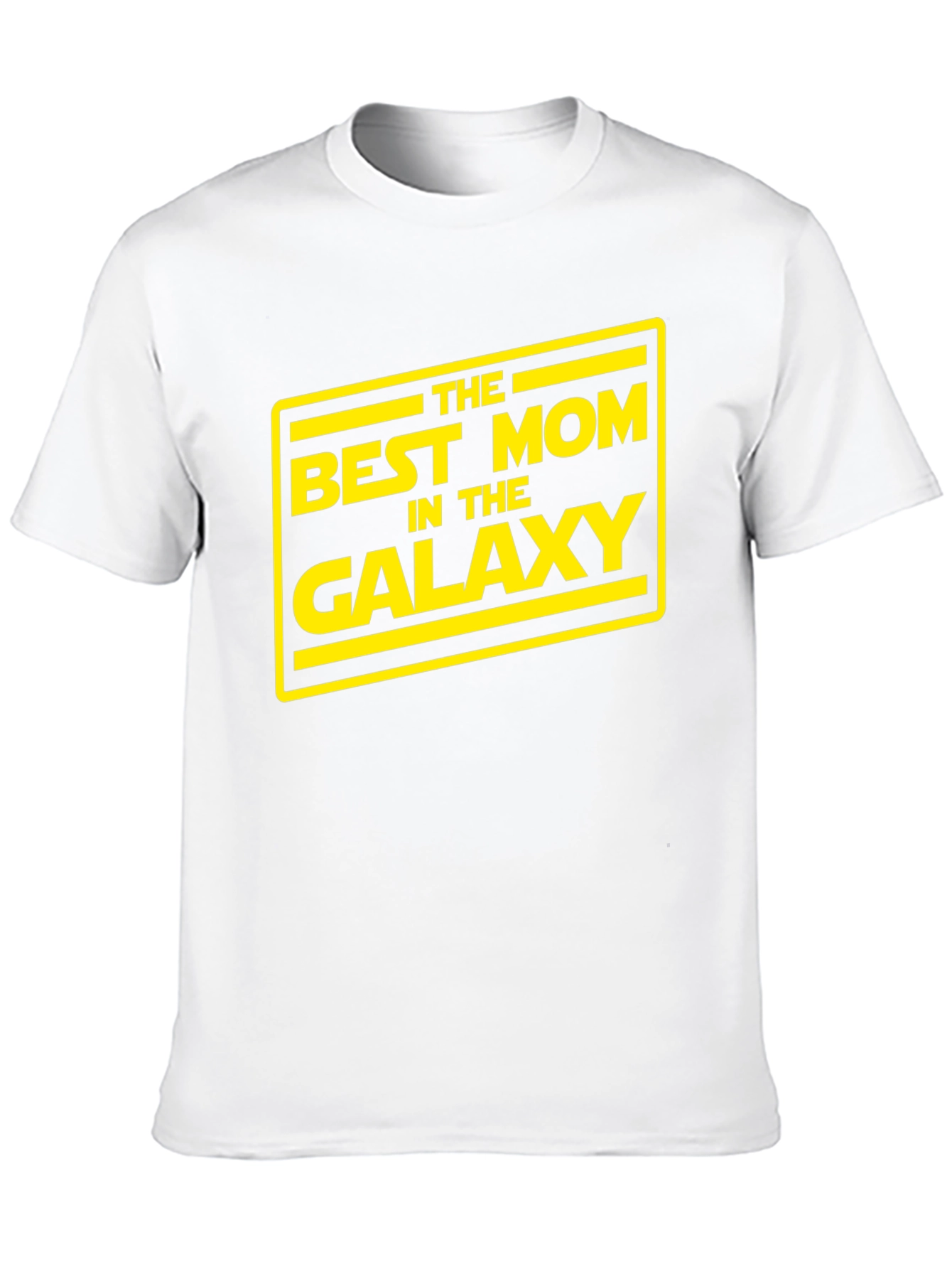 Black Best Mom in the Galaxy Black T-Shirt view 10