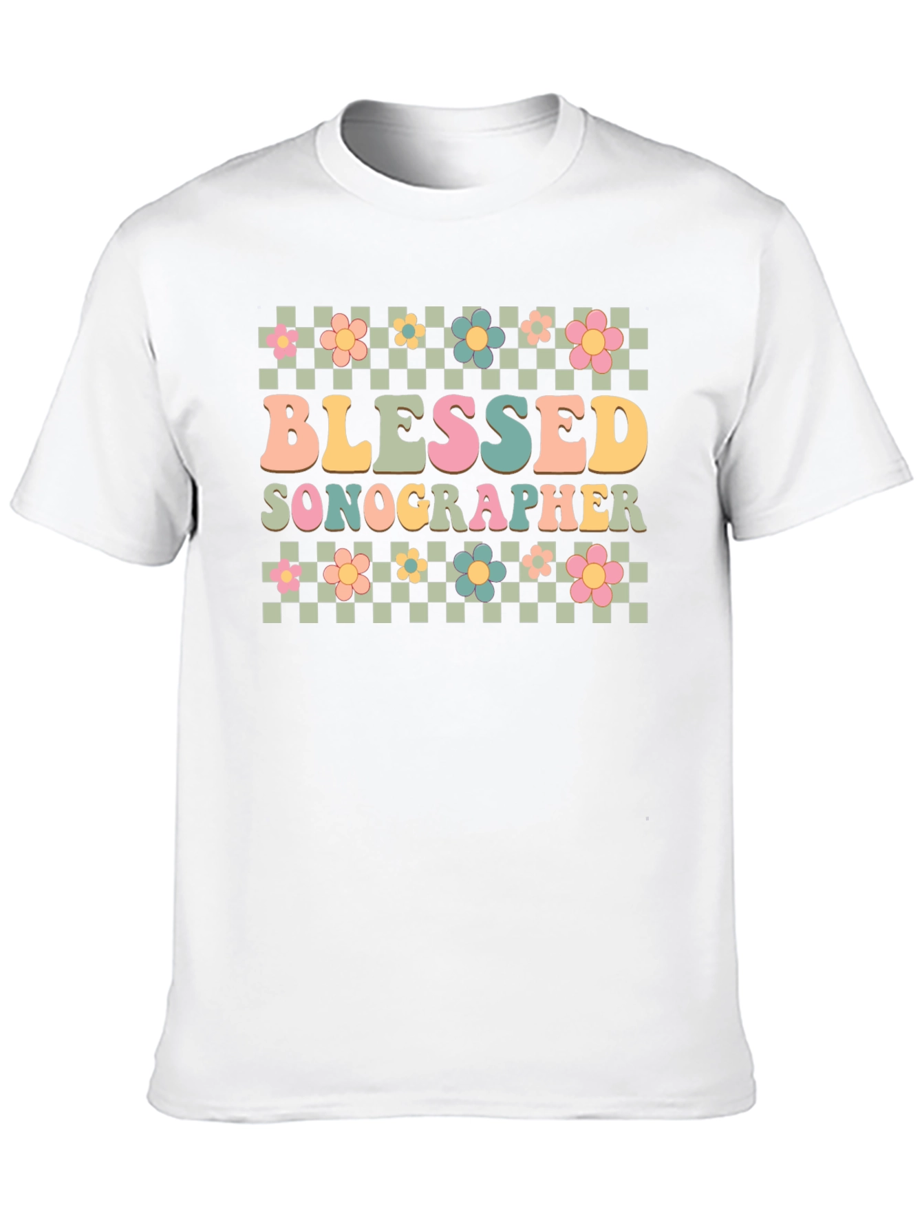 Black Blessed Sonographer Graphic Tee view 10