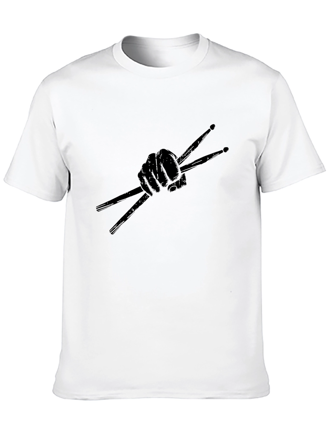 Black Drummer's Grip Black Tee - Rock Out in Style! view 10