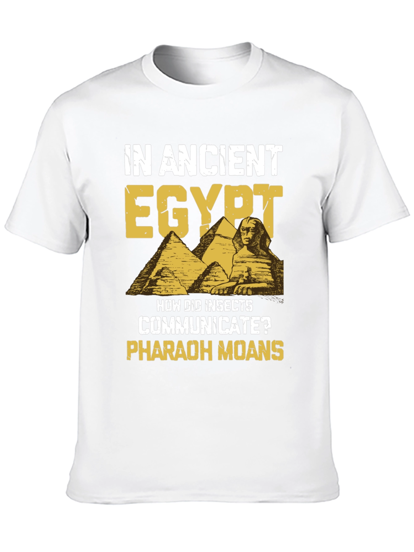 Black Ancient Egypt Pharaoh Moans Humor T-Shirt view 10