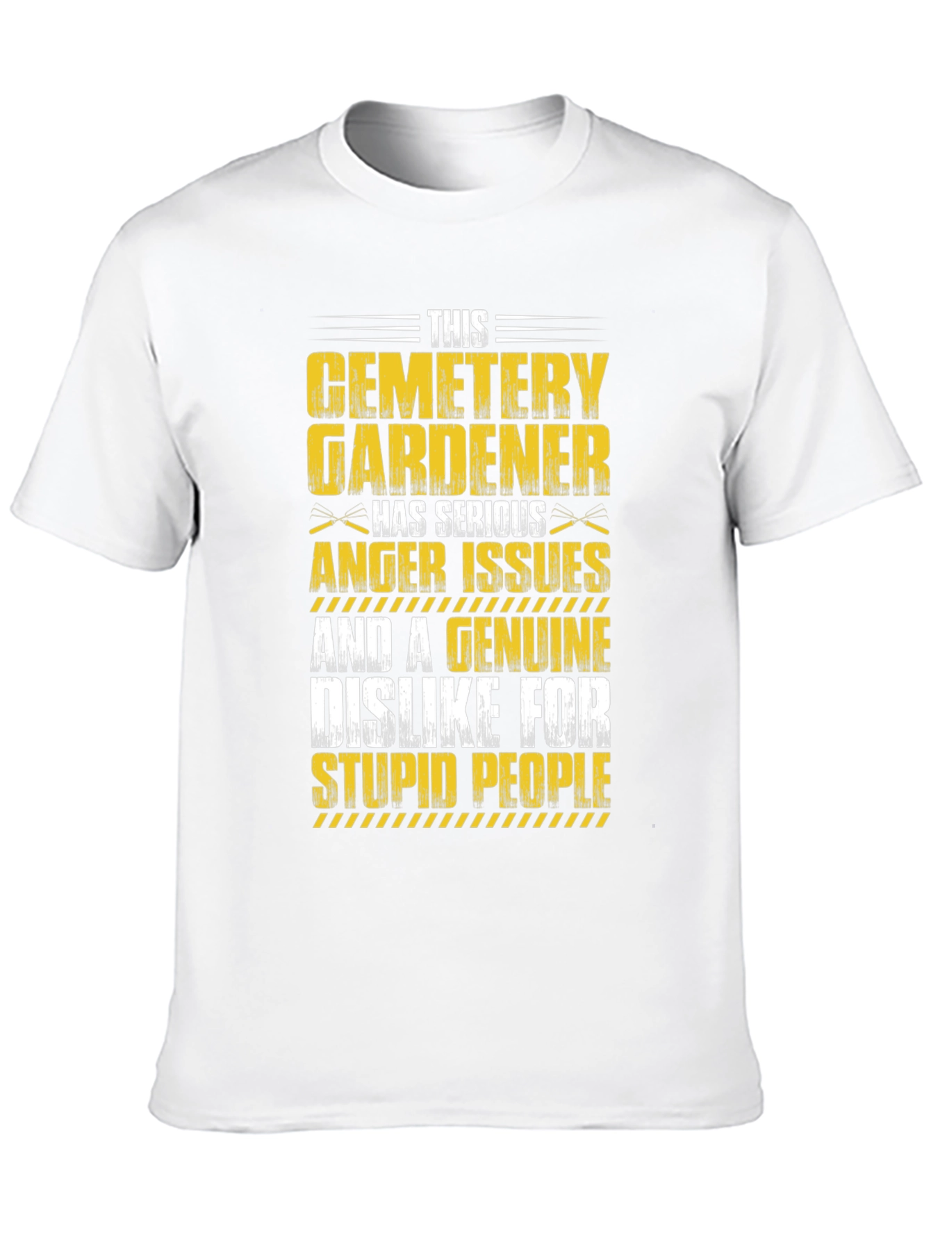 Black Cemetery Gardener T-Shirt view 10