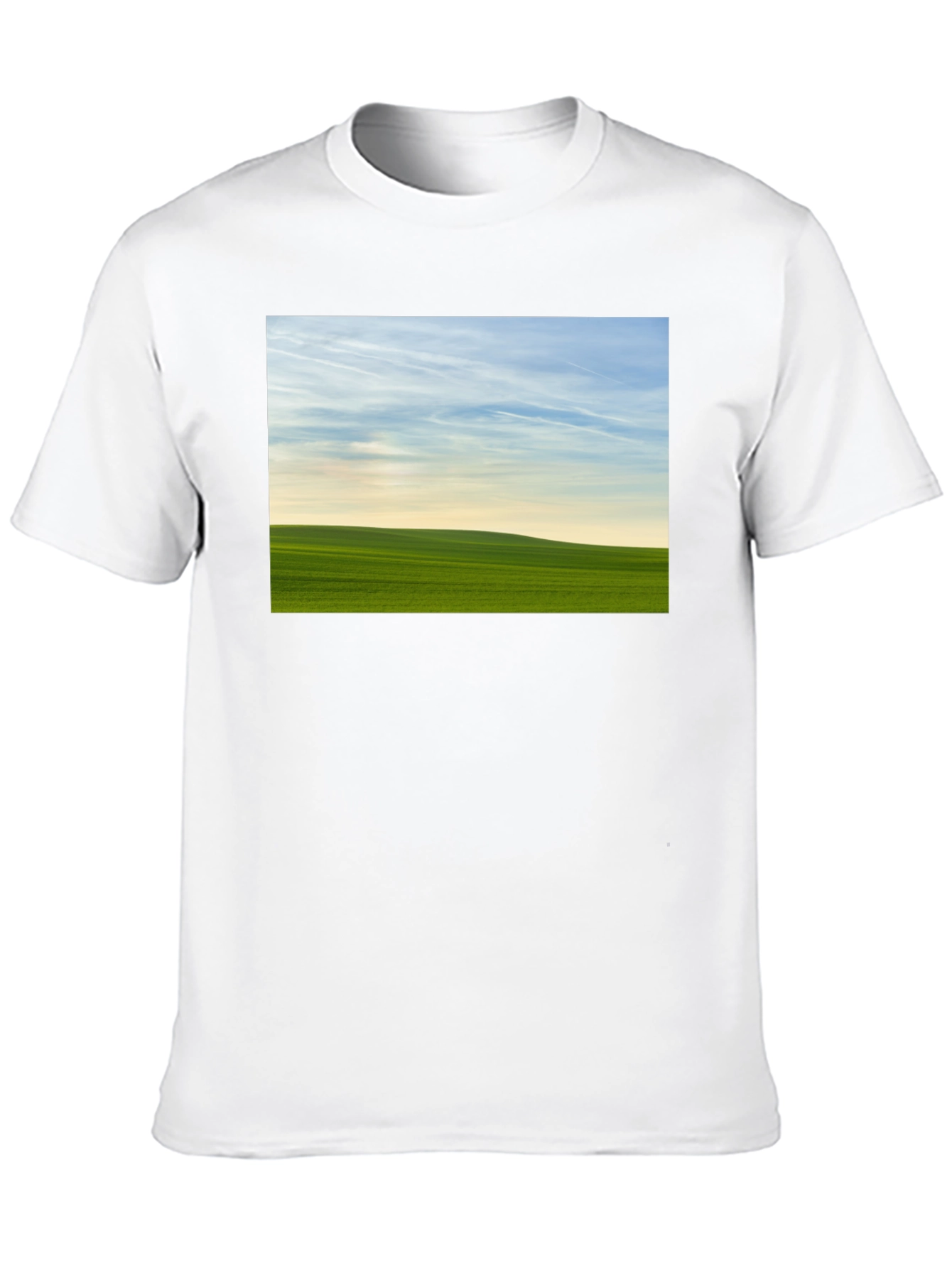 Green Field Horizon Graphic Tee - 10