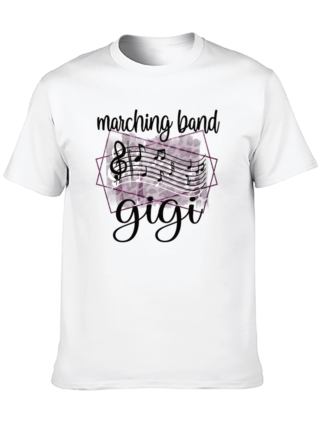 Black Marching Band Gigi T-Shirt - Music Lover Tee view 10