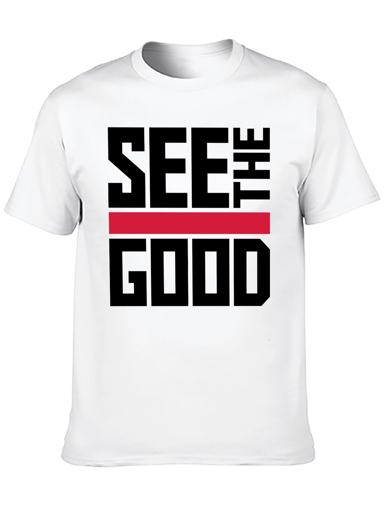 Black See The Good Graphic Tee - Stylish Comfort view 10