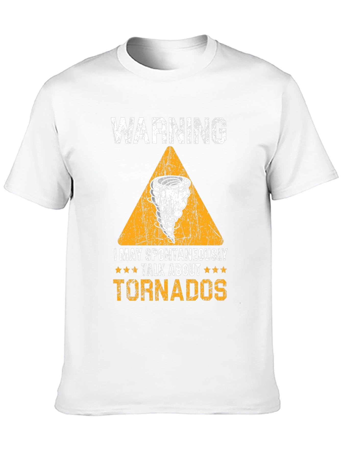 Black Warning I May Spontaneously Talk About Tornadoes T-Shirt view 10