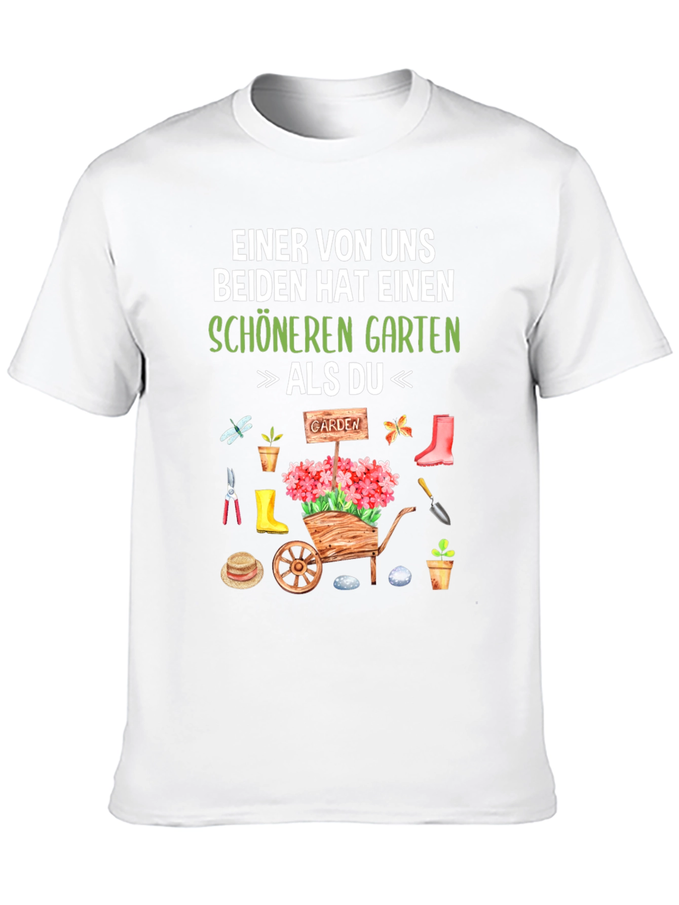 Black Gardener T-Shirt: "Schöneren Garten" view 10