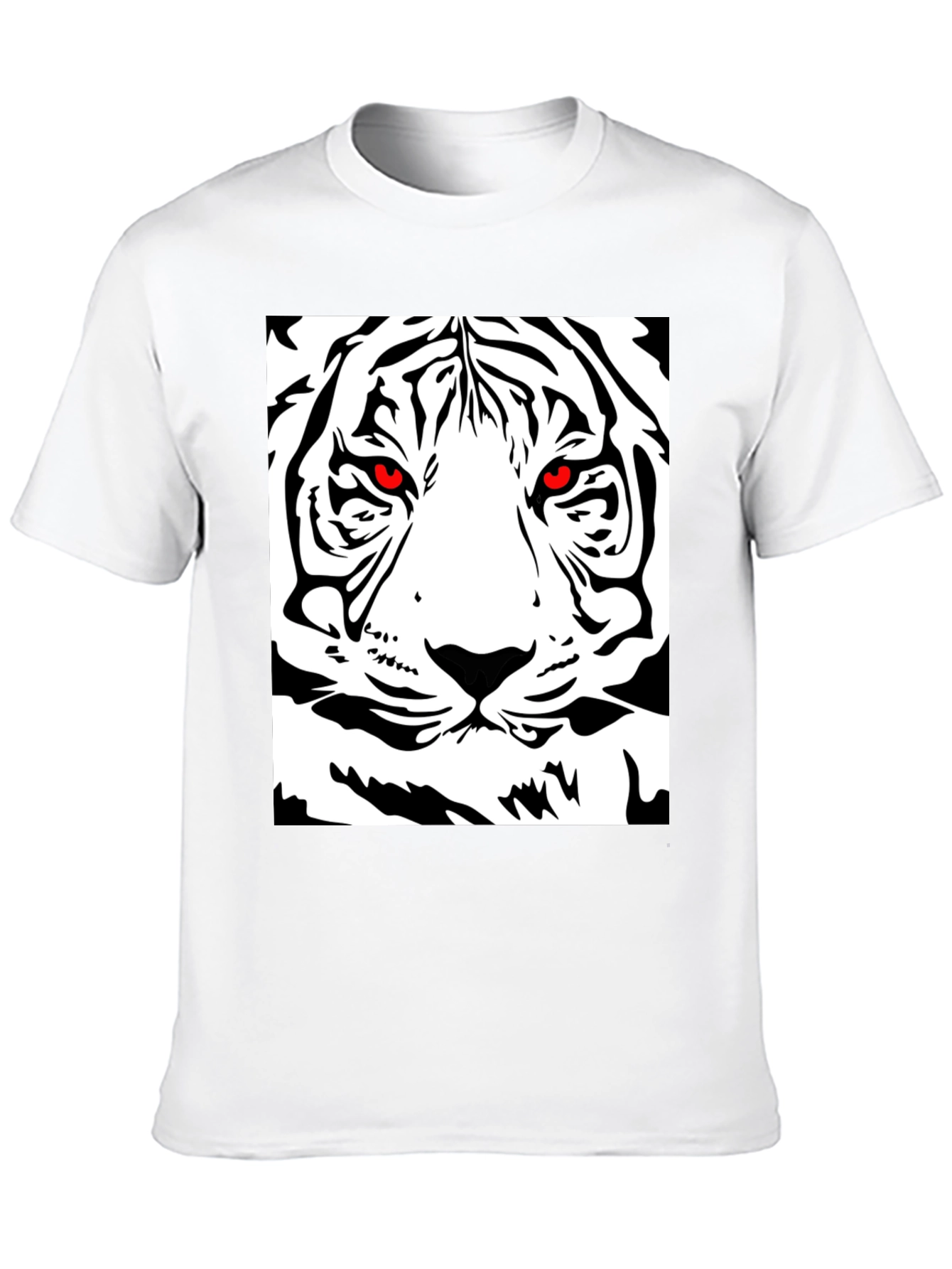 Black Tiger Graphic Tee - Bold Black T-Shirt view 10