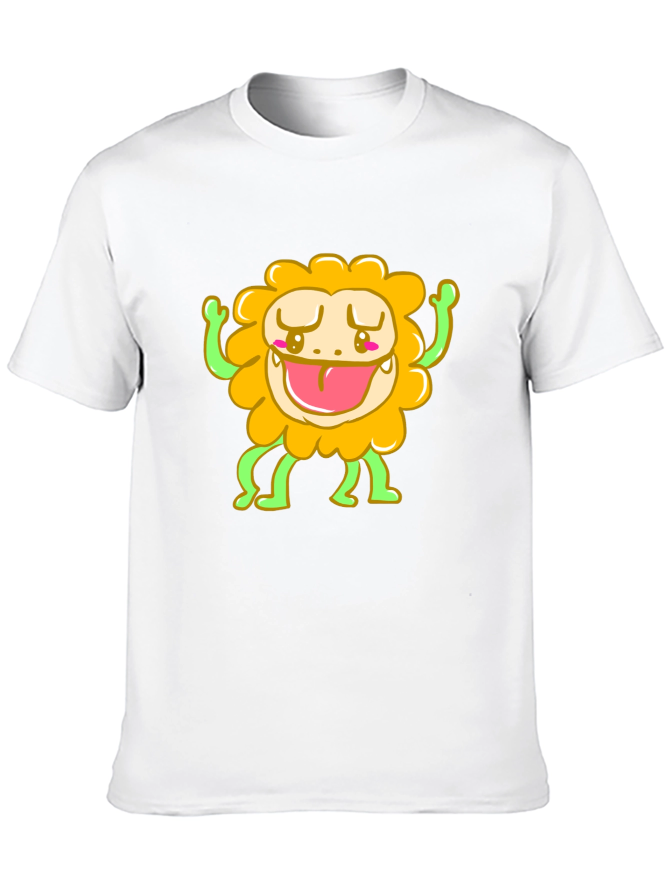 Black Funny Monster Graphic Tee - Black T-Shirt view 10