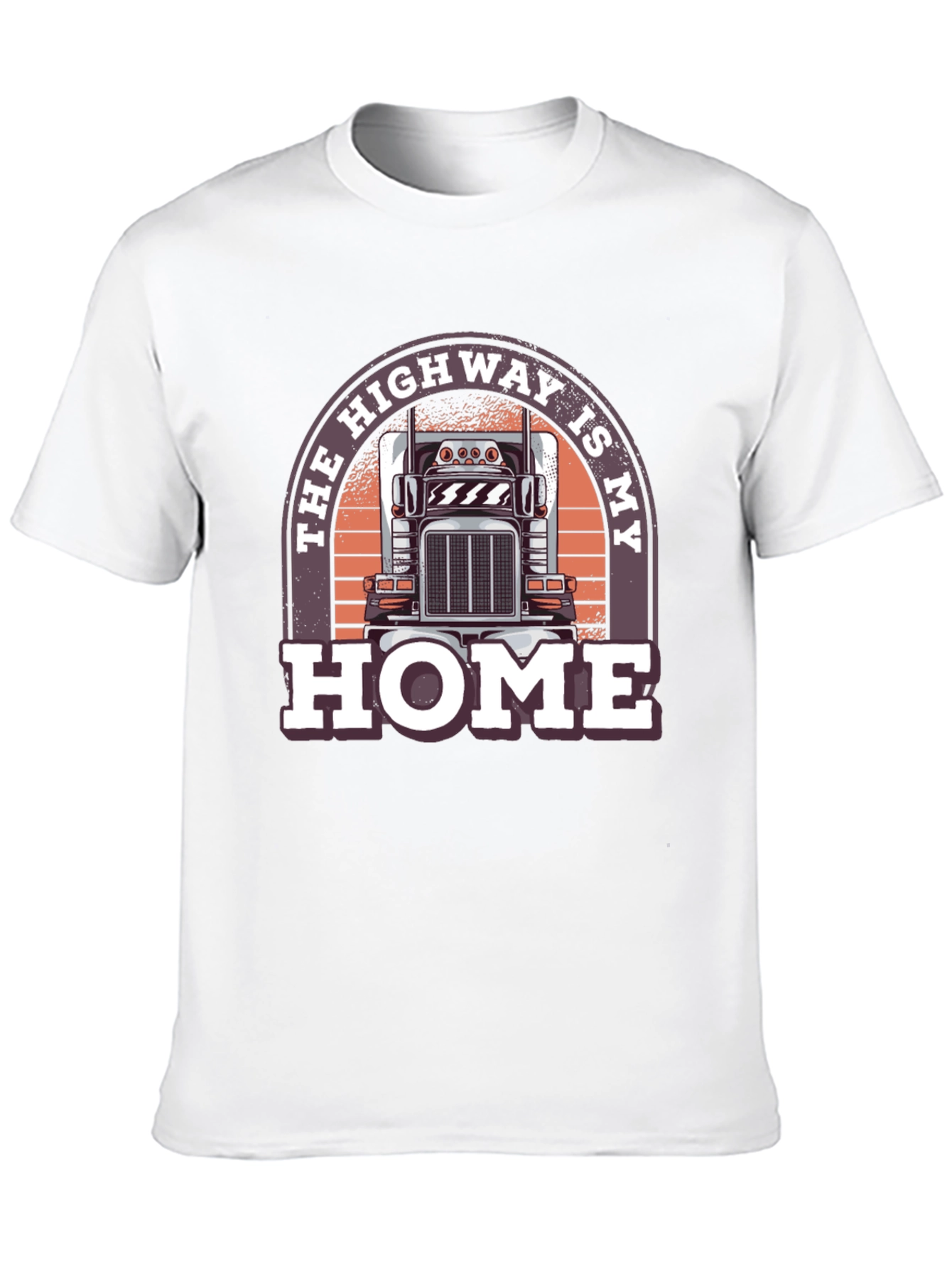 Black Highway Is My Home Trucker T-Shirt view 10