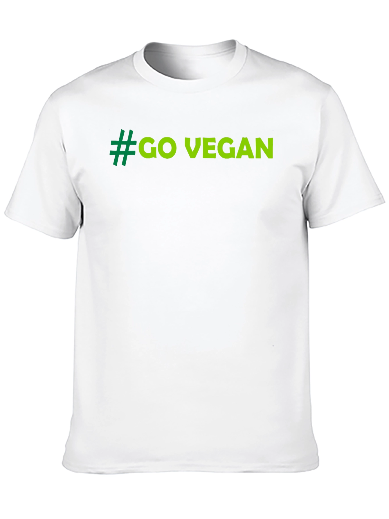 Black Go Vegan Tee - Black Cotton T-Shirt view 10
