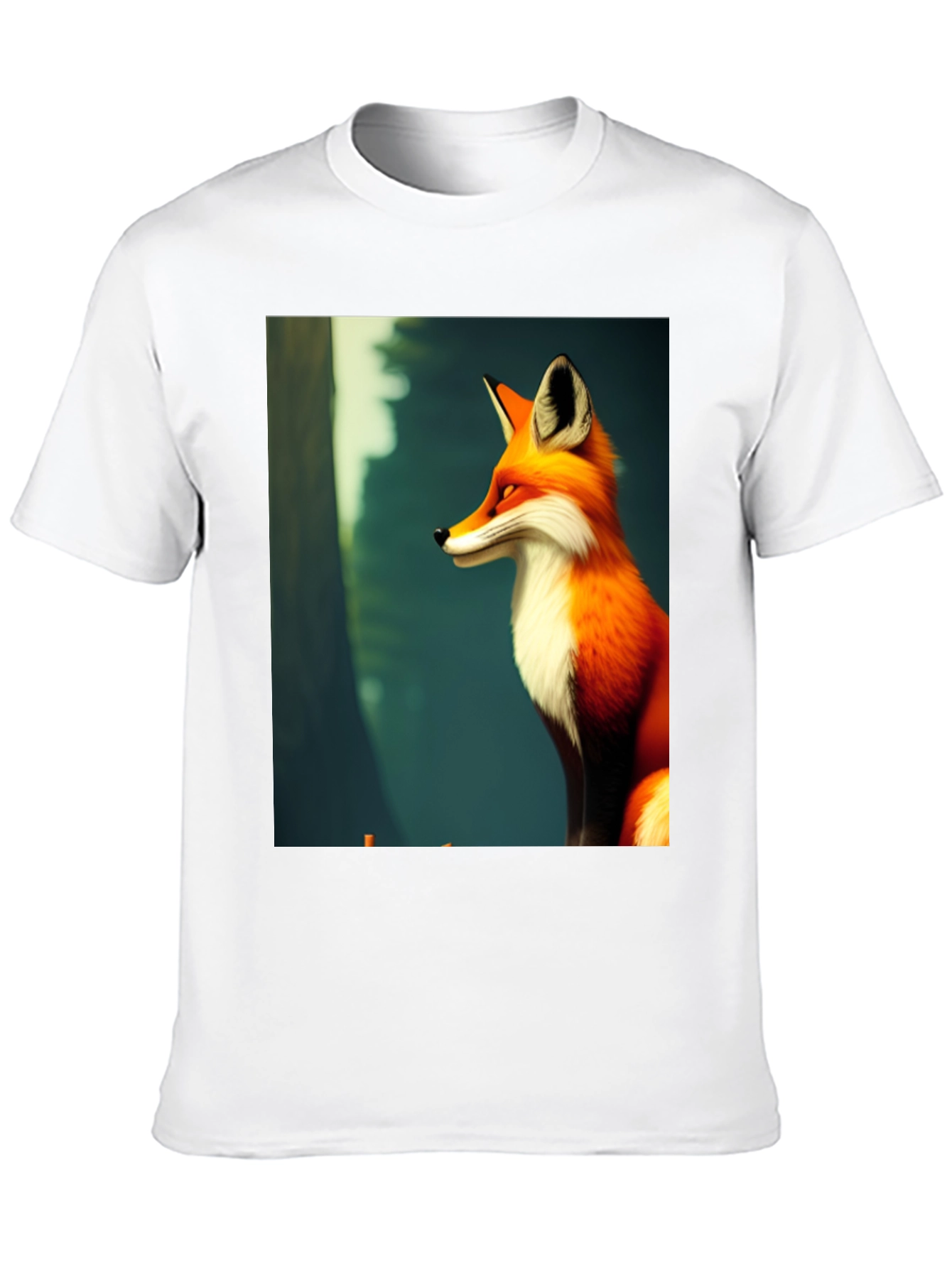 Black Fox Graphic Black T-Shirt - Stylish Men's Tee view 10