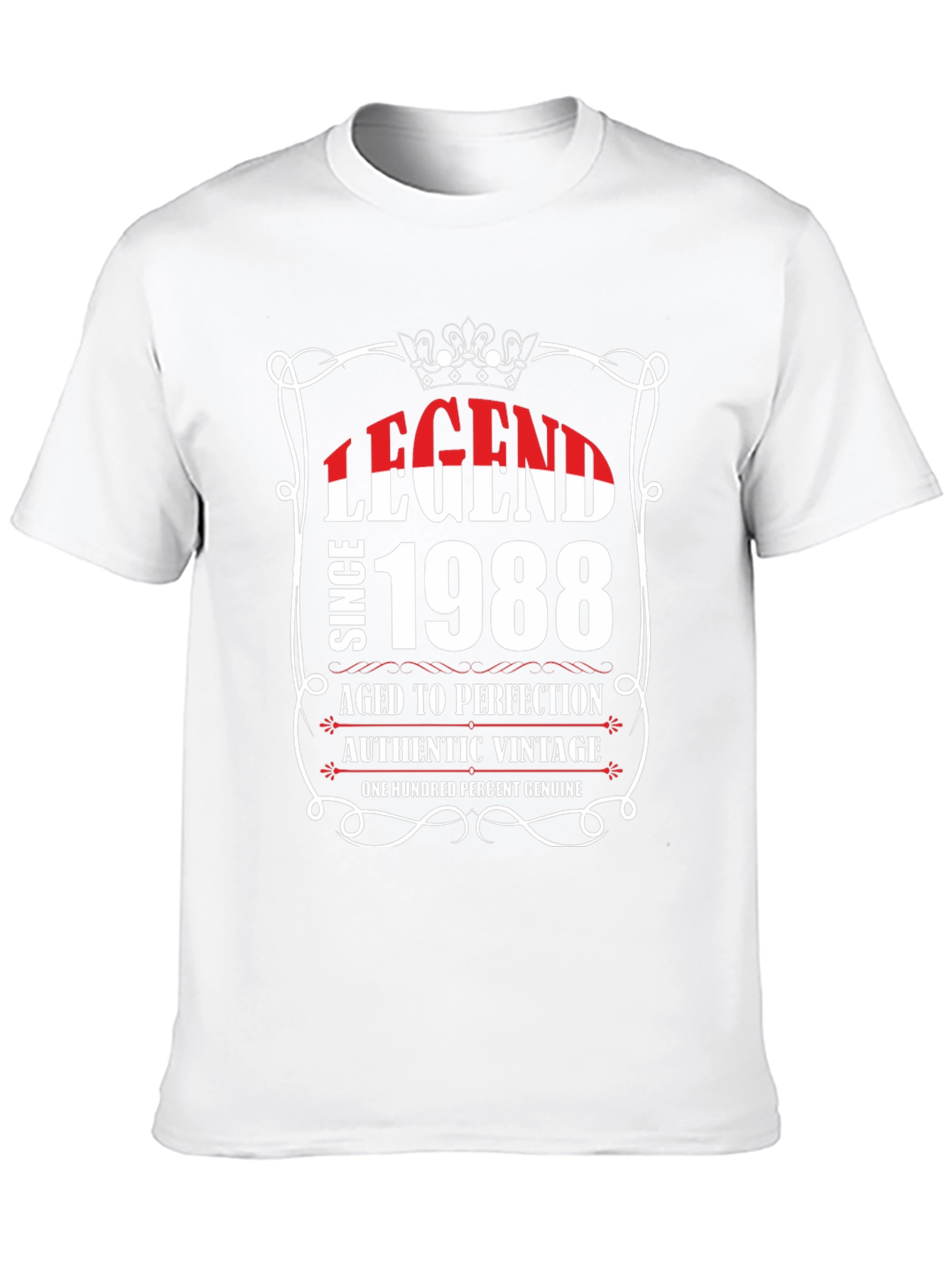 Black Legend Since 1988 Vintage Graphic T-Shirt view 10