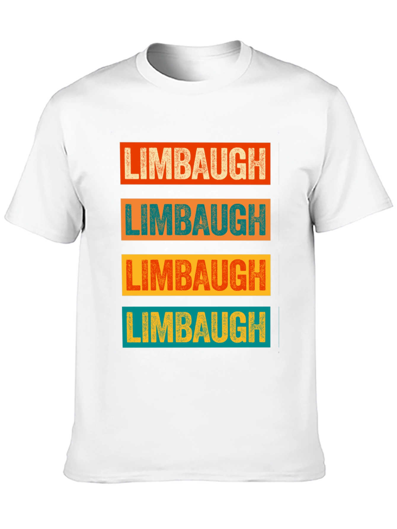 Black Limbaugh T-Shirt Retro Style Graphic Tee view 10
