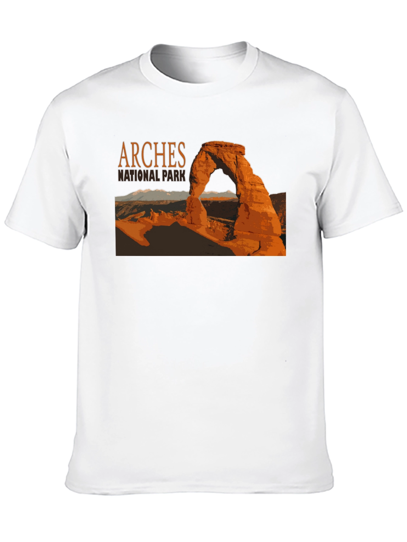 Black Arches National Park Graphic T-Shirt view 10