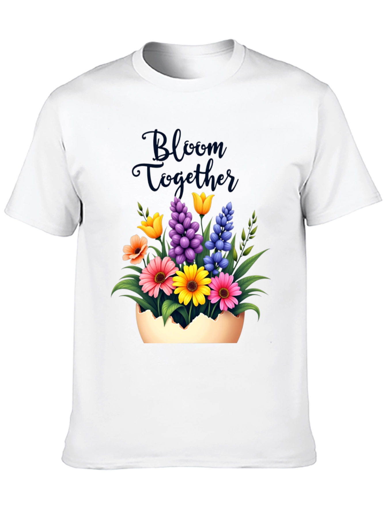 Black Bloom Together Floral Graphic Tee view 10