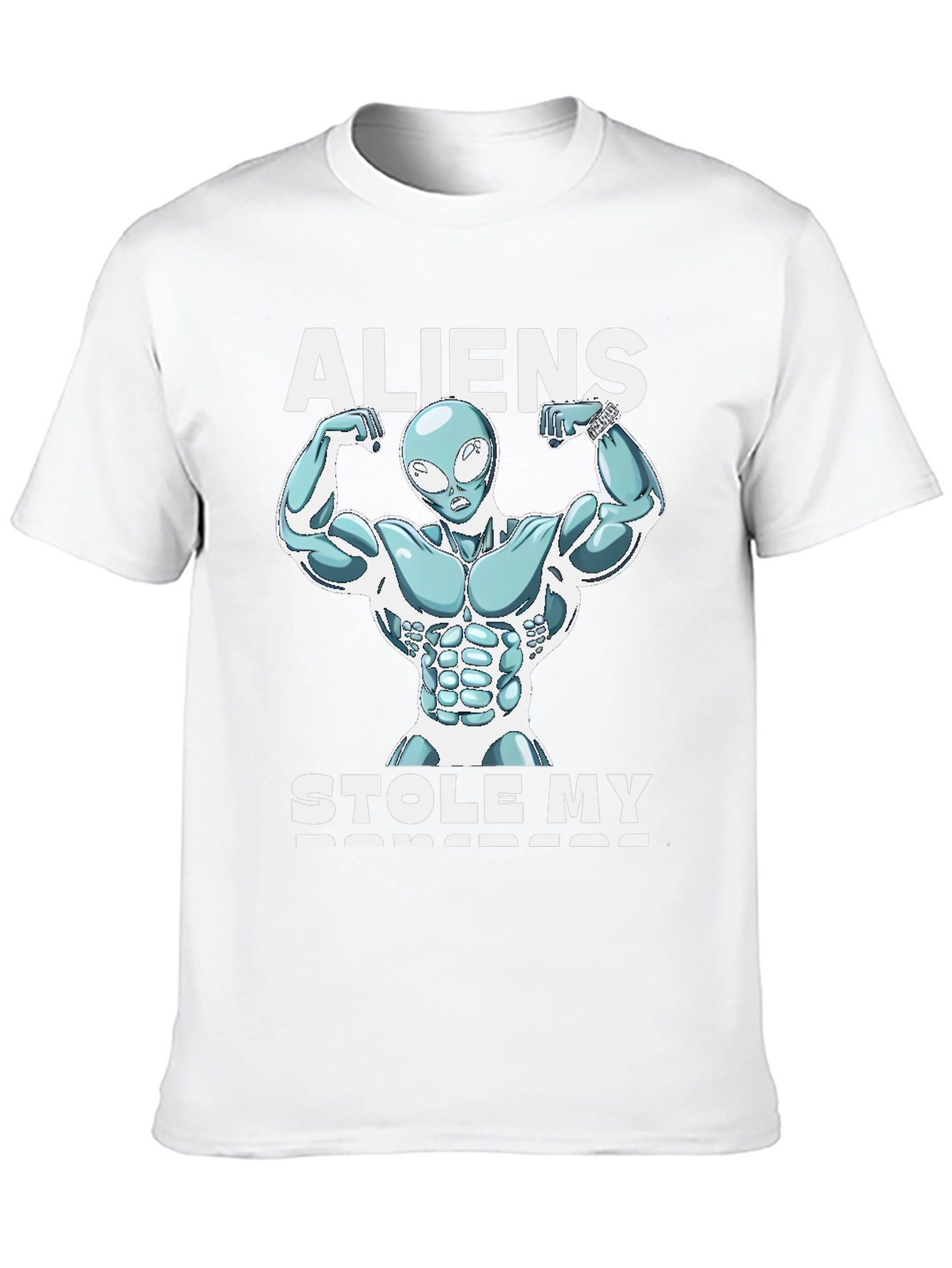 Aliens Stole My Barbells T-Shirt - 10