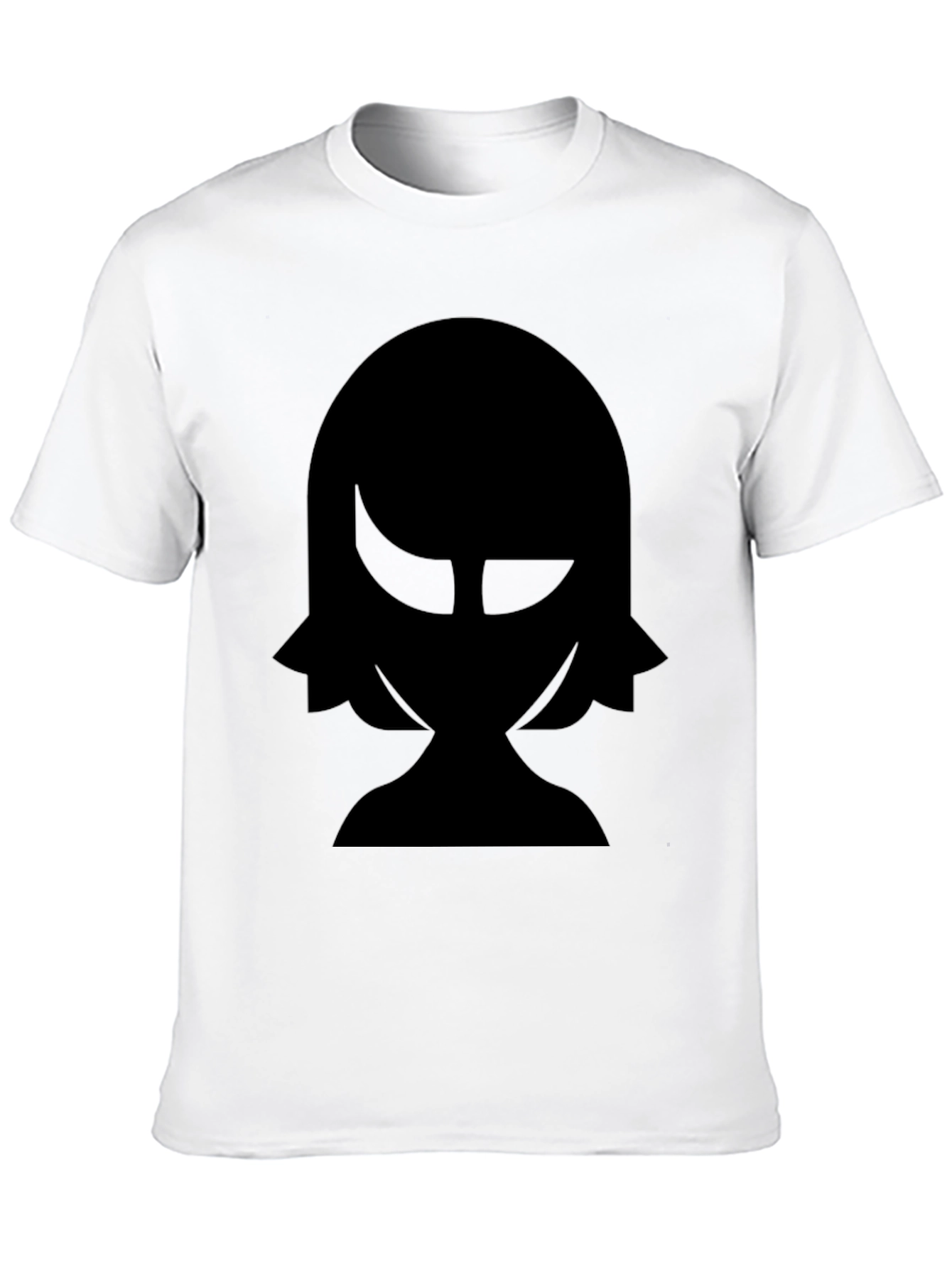 Black Silhouette Graphic Black T-Shirt view 10