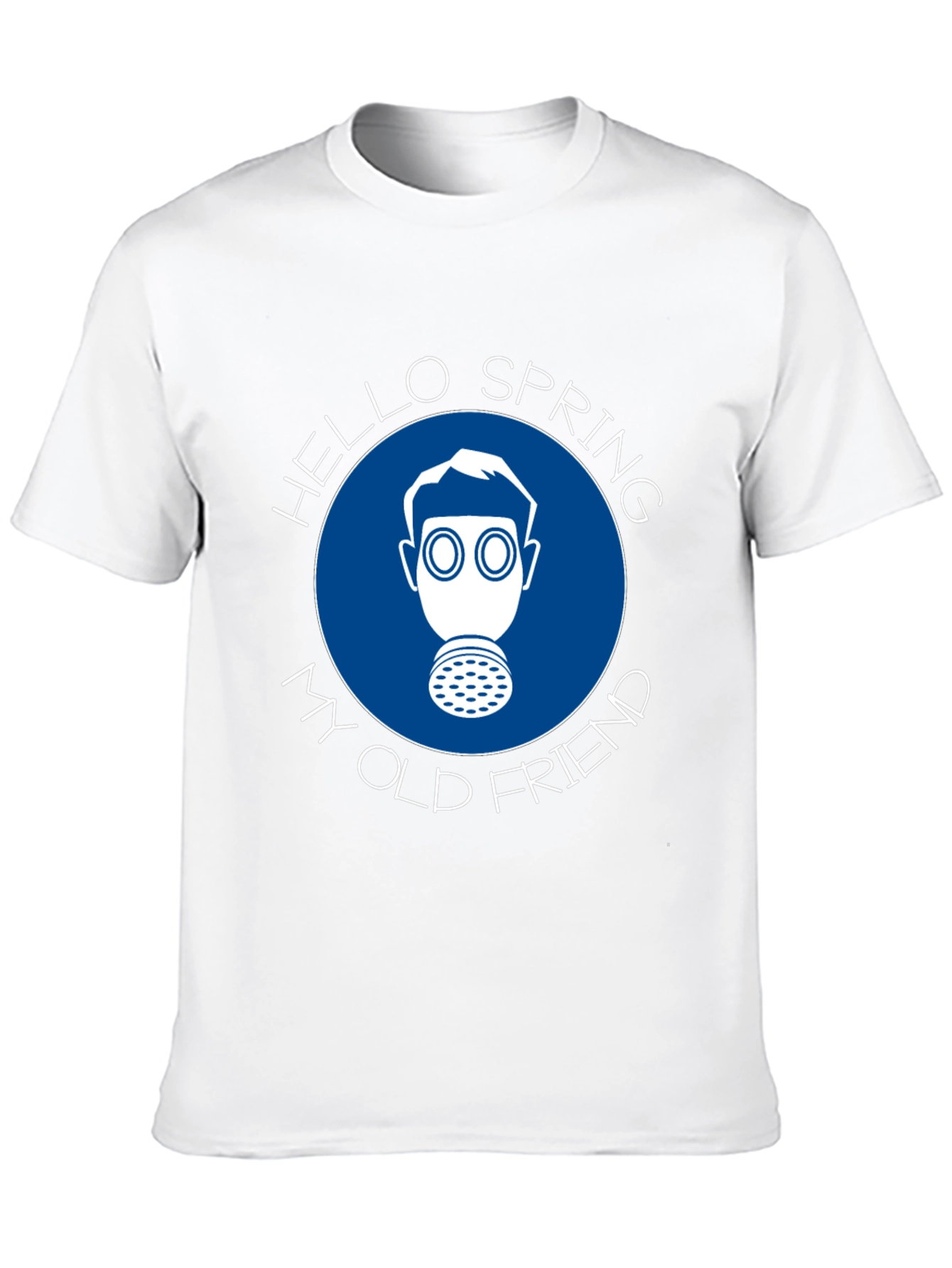 Black Hello Spring T-Shirt - Dark Humor Tee view 10