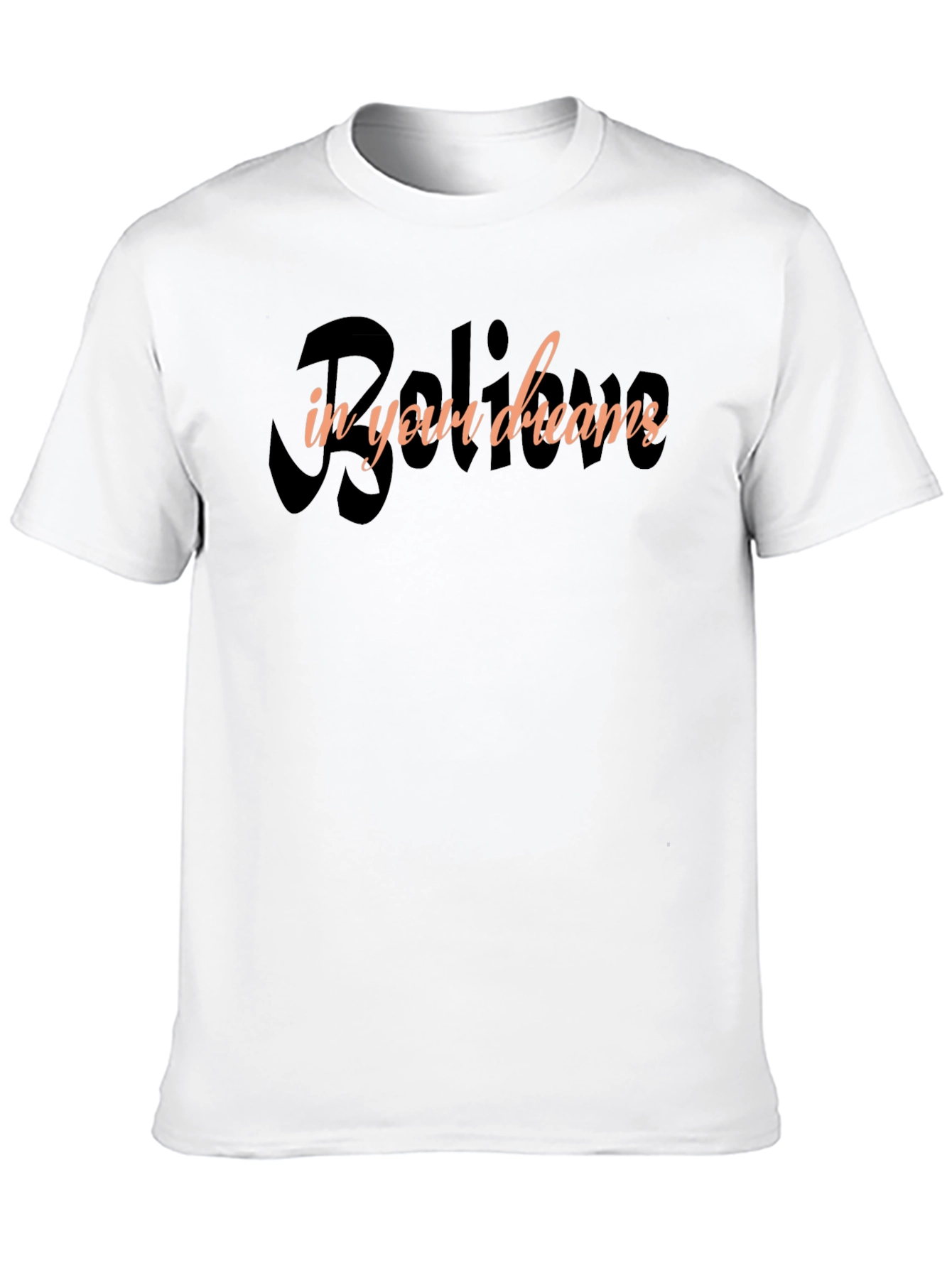 Black Believe in Your Dreams Graphic Tee view 10