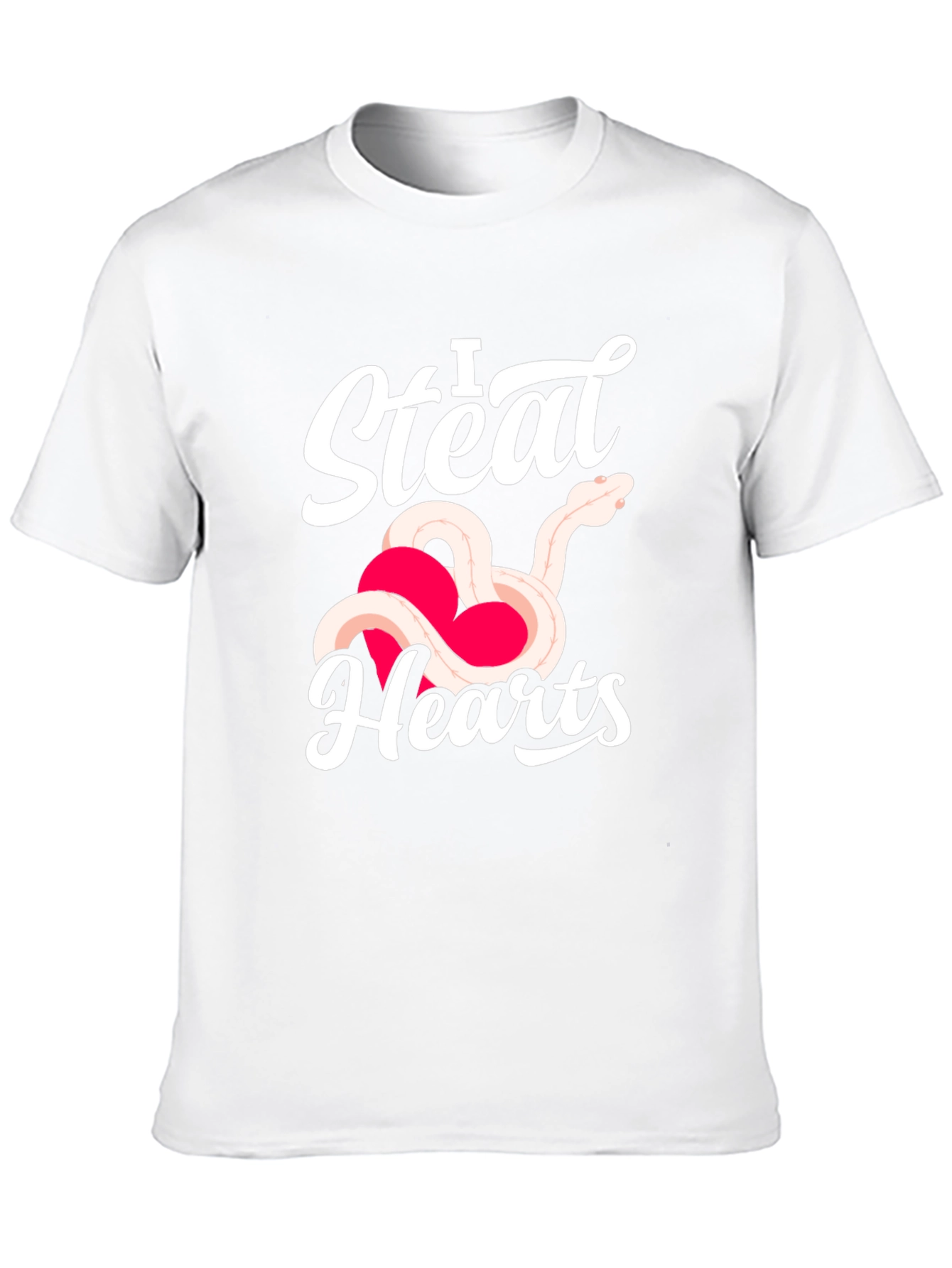 Black I Steal Hearts Snake Graphic Tee view 10