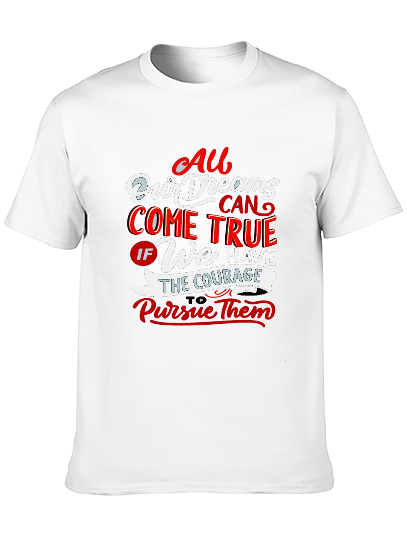 Black Inspirational All Dreams T-Shirt view 10