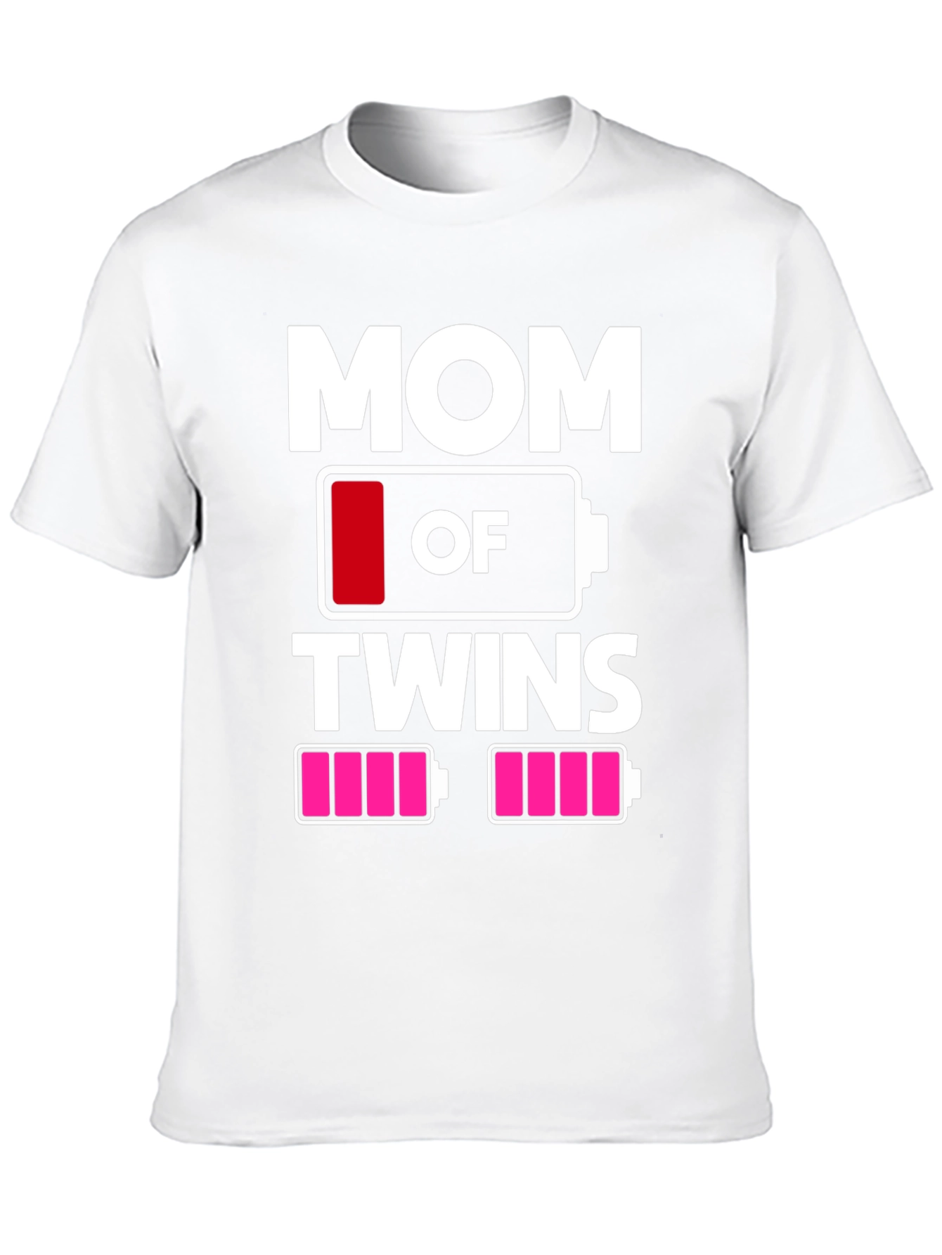 Mom of Twins Low Battery T-Shirt - 10