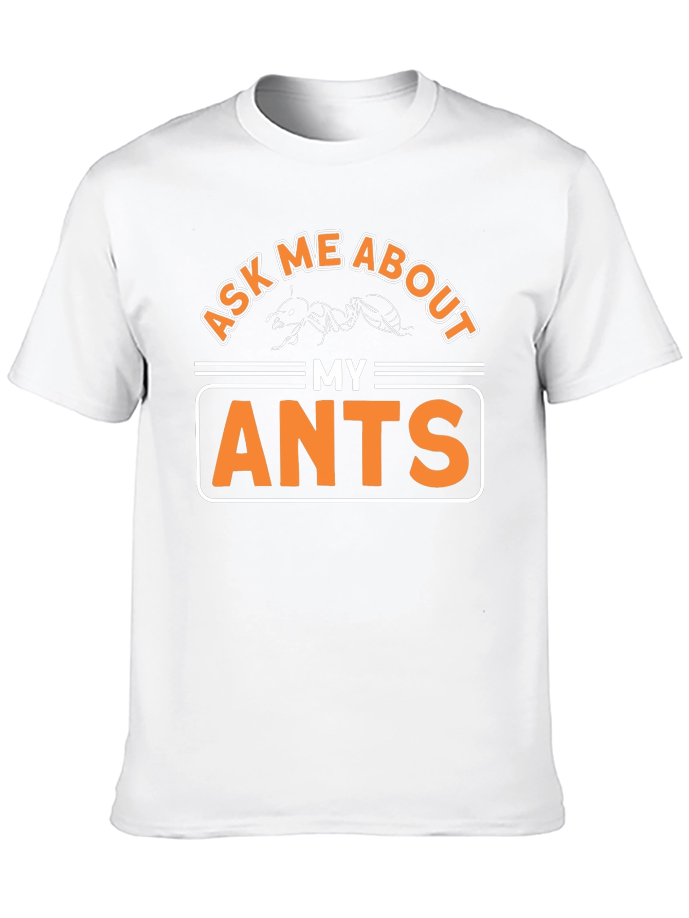 Black Ask Me About My Ants T-Shirt Funny Entomology Tee view 10