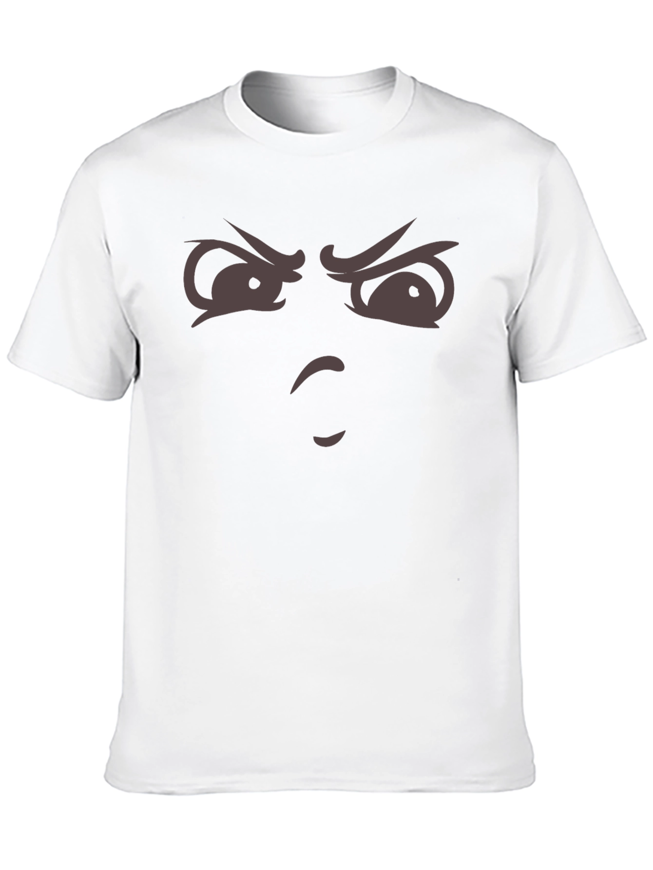 Black Funny Angry Face T-Shirt - Express Yourself! view 10