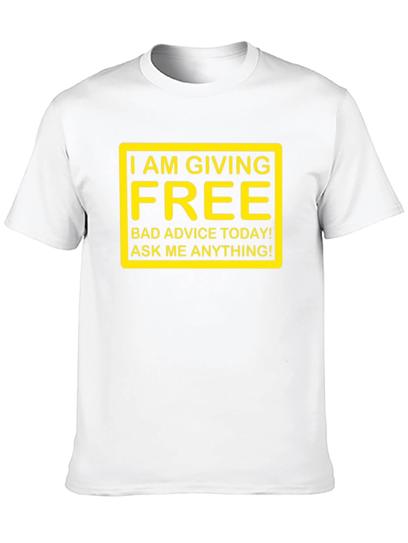 Black Free Advice T-Shirt - Ask Me Anything! view 10