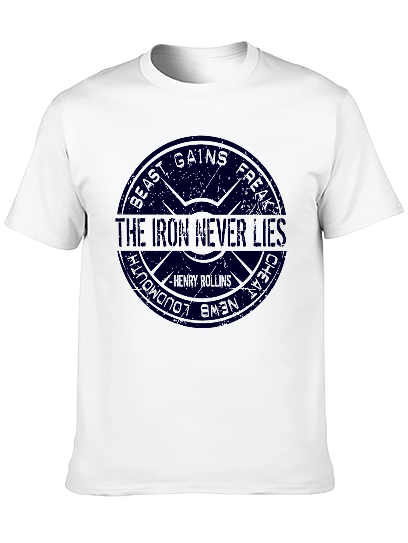 Black The Iron Never Lies Graphic Tee view 10
