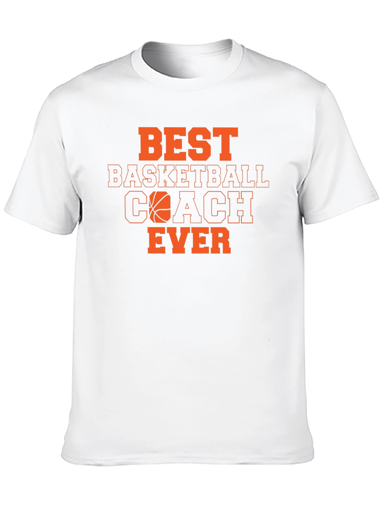 Black Best Basketball Coach Ever Black Graphic Tee view 10