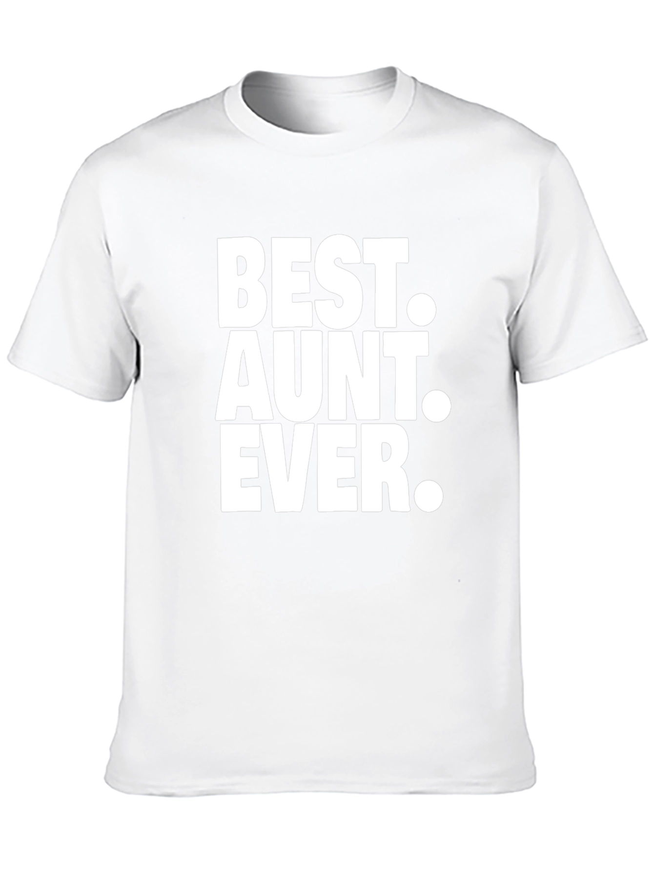 Black Best Aunt Ever Black T-Shirt view 10