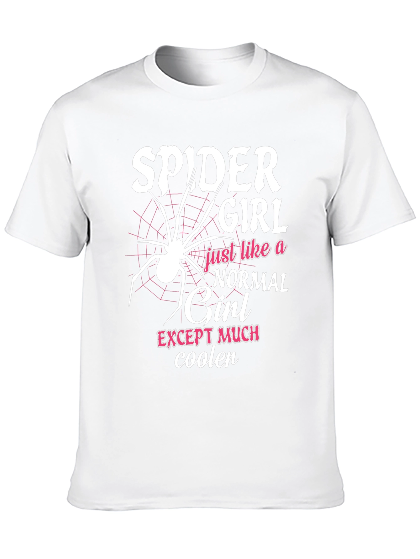 Black Spider Girl T-Shirt - Cool Graphic Tee view 10